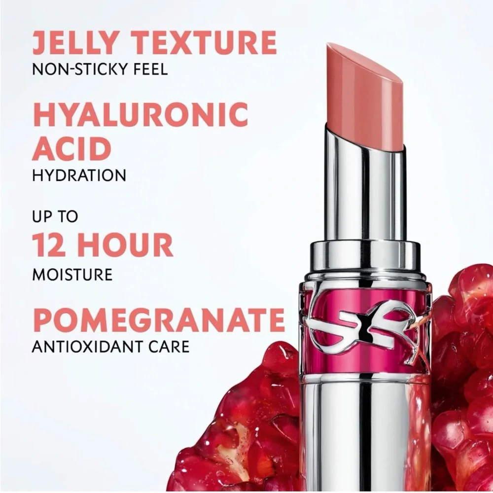 🫦 YSL Loveshine Candy Glaze Lip Gloss Stick - 15 Showcasing Nude - Picture 5 of 8